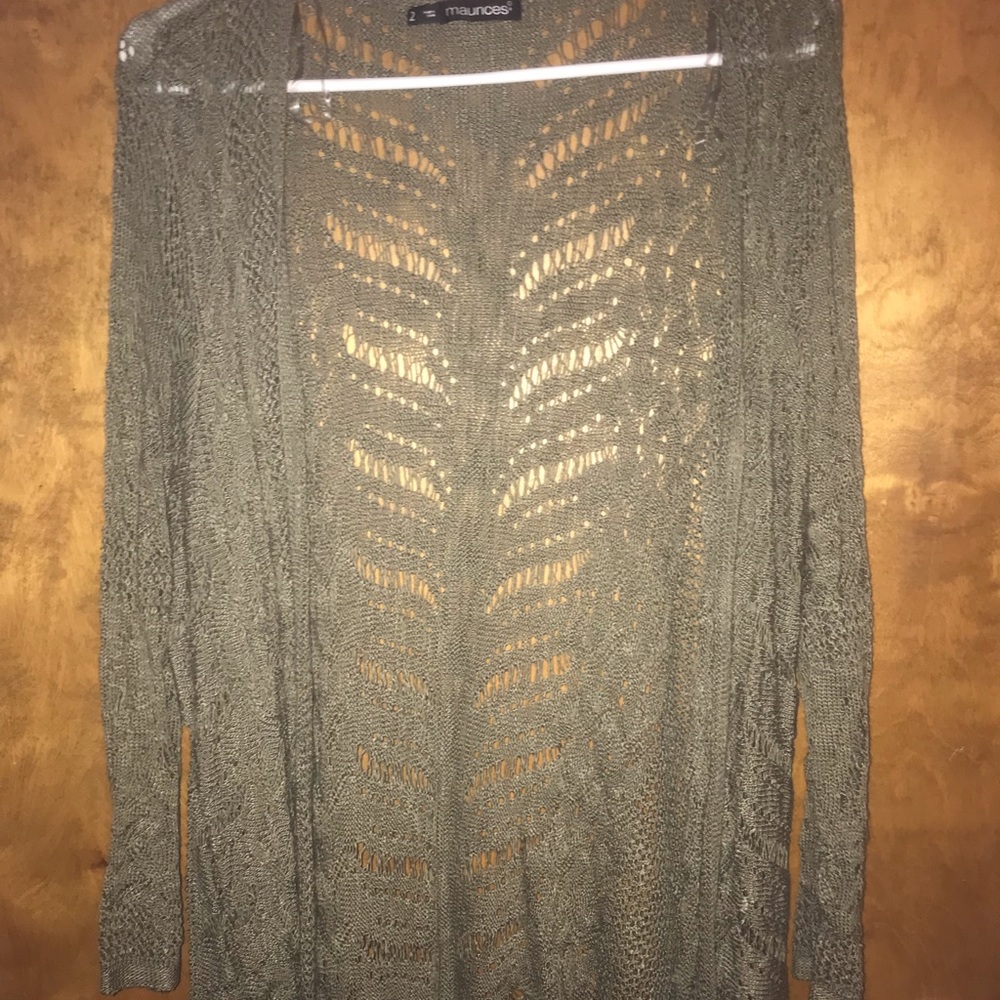 Maurice’s Olive Green Knit Cardigan